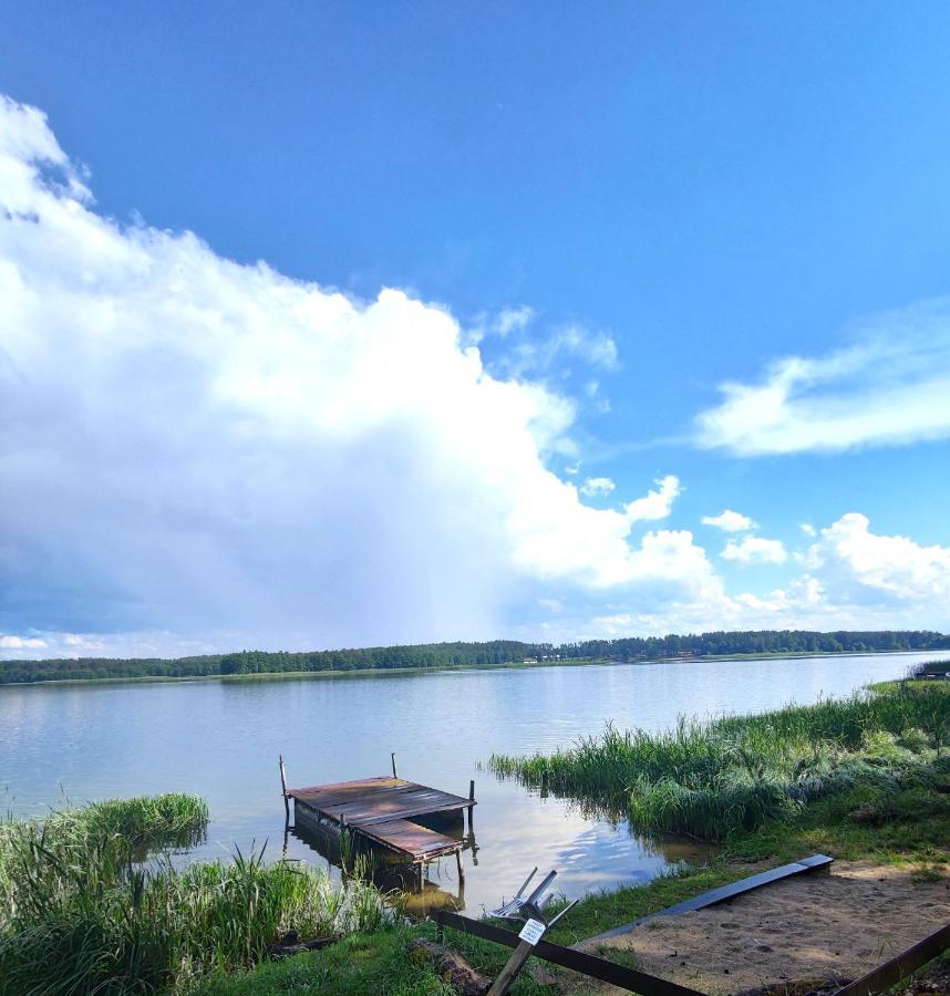 Lesny Domek W Stylu Scandi Z Jacuzzi Nad Jeziorem Kaszuby Grzybowo  Exterior photo