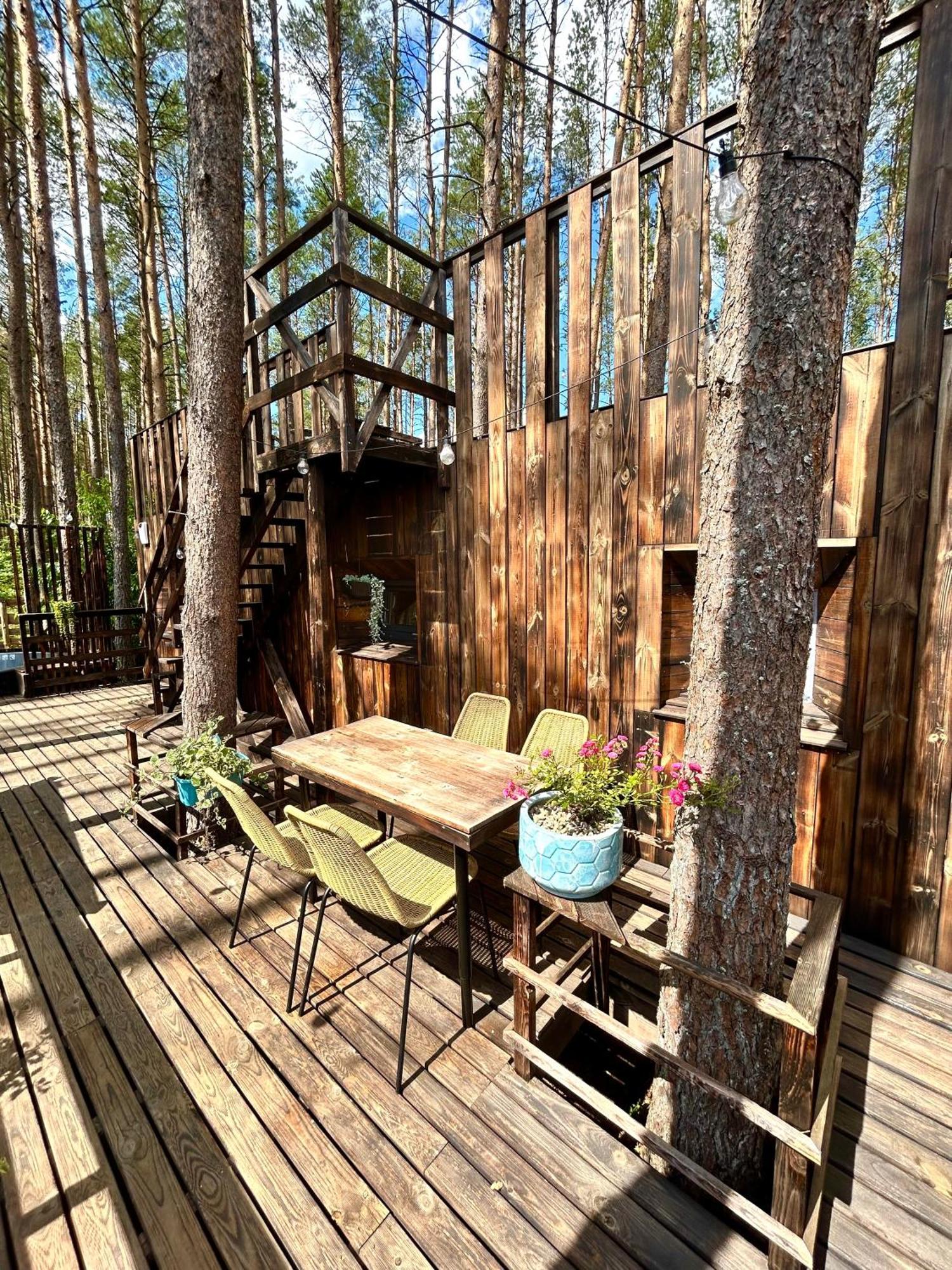 Lesny Domek W Stylu Scandi Z Jacuzzi Nad Jeziorem Kaszuby Grzybowo  Exterior photo